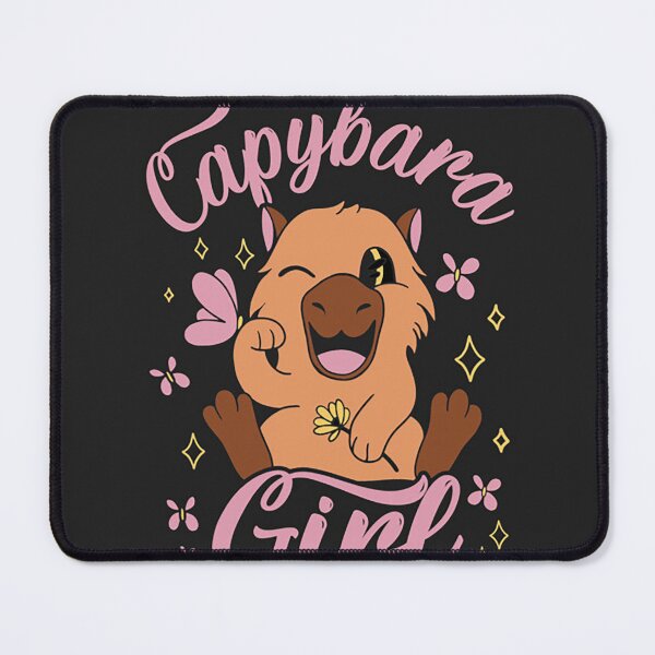 Item preview, Cute Capybara Girl – Rodent Animal Design designed and sold by Articooler.