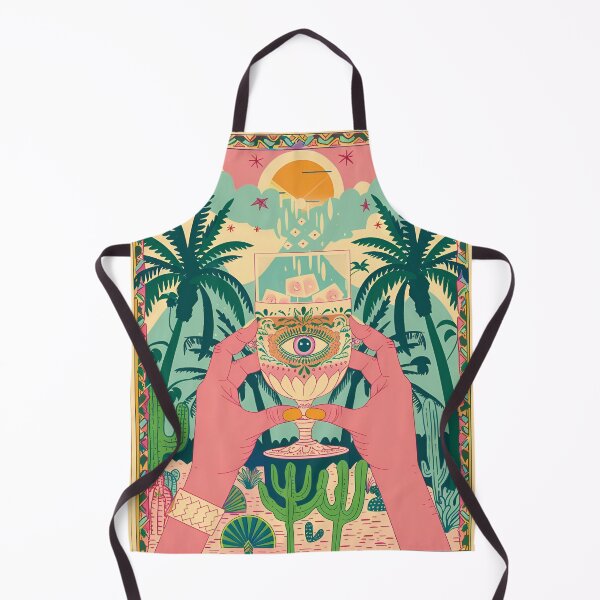 Item preview, Mystic Desert Vision – Surreal Boho Tropical Art designed and sold by skcollage.