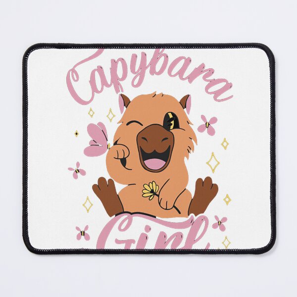 Item preview, Cute Capybara Girl – Rodent Animal Design designed and sold by Articooler.