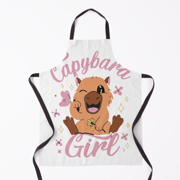 Item preview, Cute Capybara Girl – Rodent Animal Design designed and sold by Articooler.