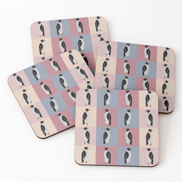 Item preview, Cute Winter Retro Penguins designed and sold by ellealsopaints.