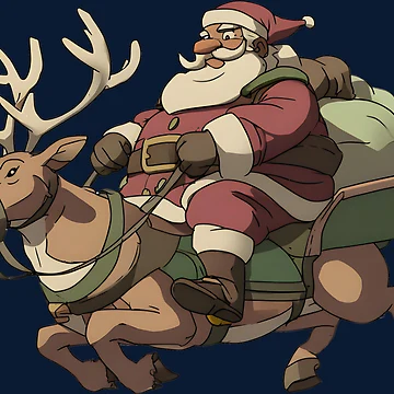 Artwork thumbnail, Santa’s Holiday Ride by 8BitThreadworks