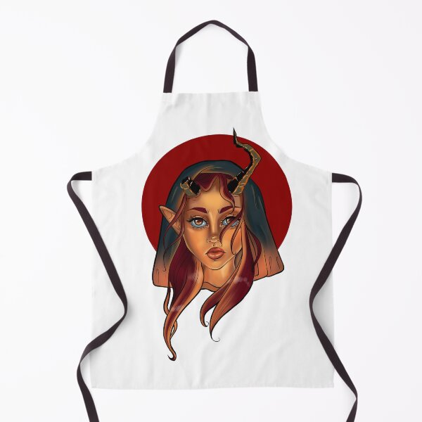 Item preview, Demon girl in hood designed and sold by Inkcauldron.