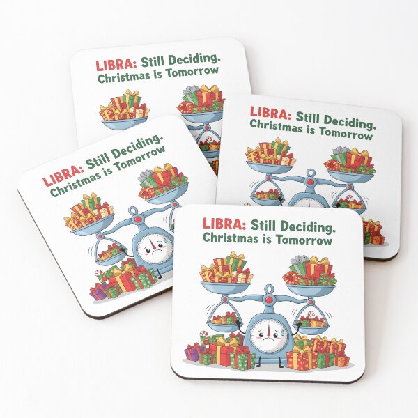 Item preview, Libra Christmas Indecision | Funny Zodiac Meme | September October Birthday Gift designed and sold by MGIT Creations.