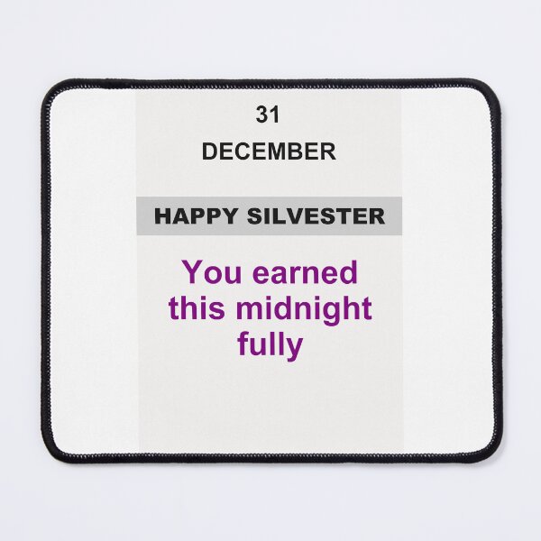 Item preview, Happy Silvester - December 31, Edition: 42 designed and sold by ariksworld.
