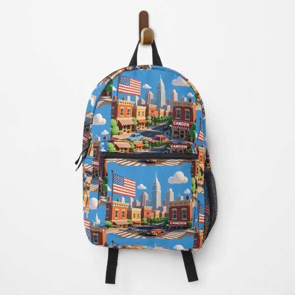 Item preview, Camden USA – 3D Cute Realistic City Scene , designed and sold by PaintMeWorld.