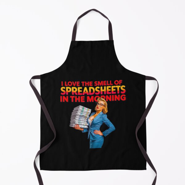 Item preview, Retro Spreadsheet Queen Carrying Massive Excel Stack designed and sold by Amanda's Factory.