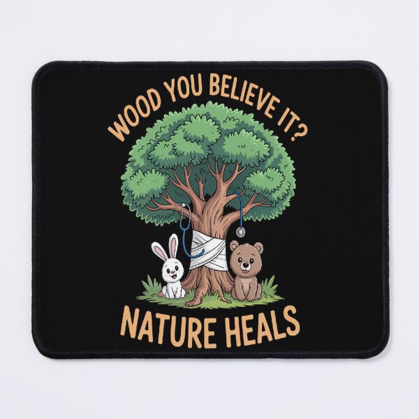 Item preview, Wood You Believe Nature Heals Forest Bathing designed and sold by gandebro.