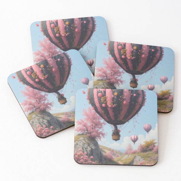 Item preview, Enchanting hot air balloon ride through a dreamlike landscape designed and sold by Mianku | Für das Leben.