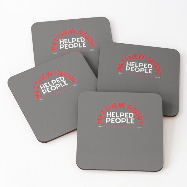 Item preview, MATTHEW-PERRY-TRIBUTE---HE-HELPED-PEOPLE designed and sold by AhmedMoura.