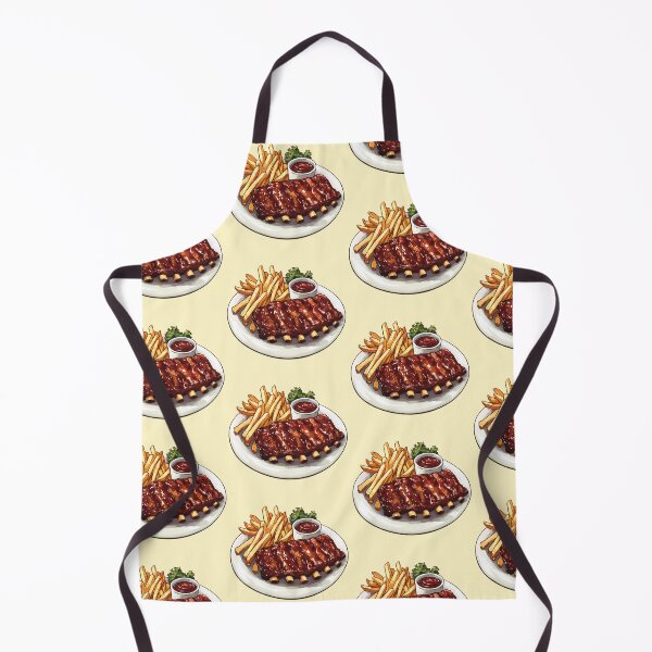 Item preview, BBQ ribs with fries designed and sold by sakurashorty.