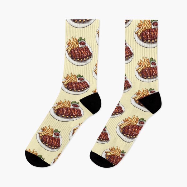 Item preview, BBQ ribs with fries designed and sold by sakurashorty.