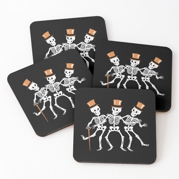 Item preview, Dancing skeleton trio. designed and sold by MyHappyArtShop.