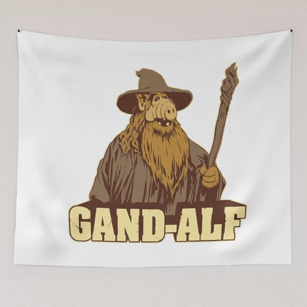 Item preview, Alf & Gandalf pun in ironic Gand-ALF designed and sold by Budflux.