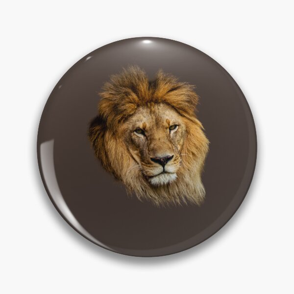 Item preview, Majestic Lion Portrait – King of the Jungle Wildlife designed and sold by Afridi Art House.