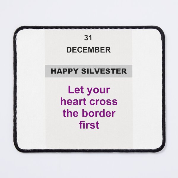 Item preview, Happy Silvester - December 31, Edition: 45 designed and sold by ariksworld.