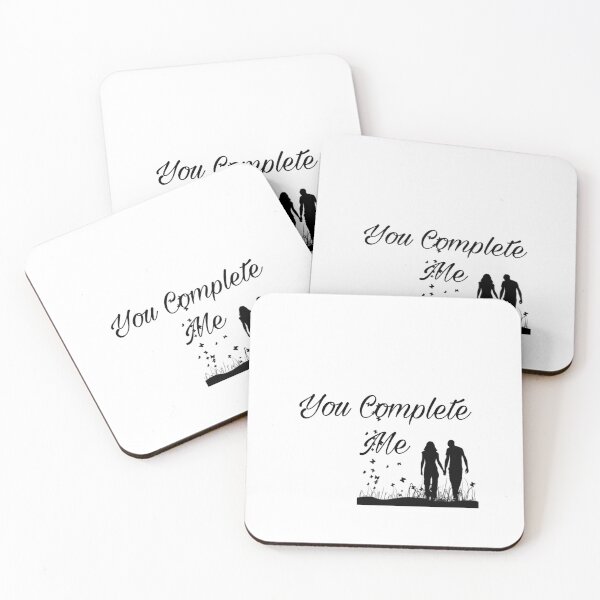 Item preview, You Complete Me – Romantic Minimalist Design designed and sold by popmug.
