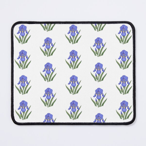 Item preview, Blue Iris Flower | Vintage Spring Botanical Flower designed and sold by FloriahStudio.