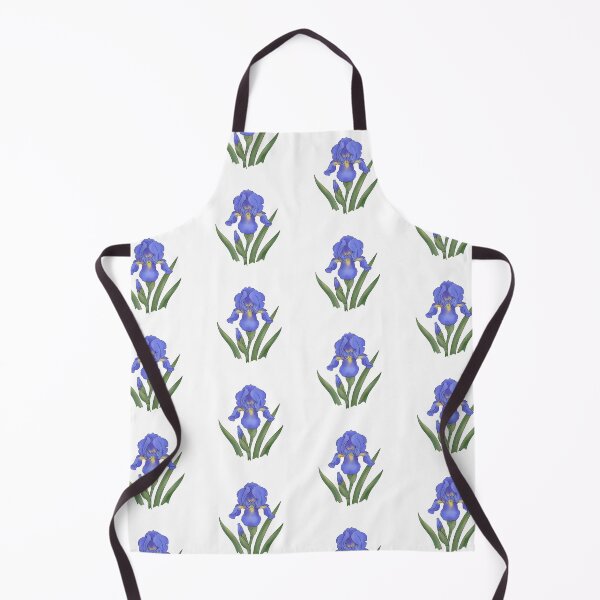 Item preview, Blue Iris Flower | Vintage Spring Botanical Flower designed and sold by FloriahStudio.