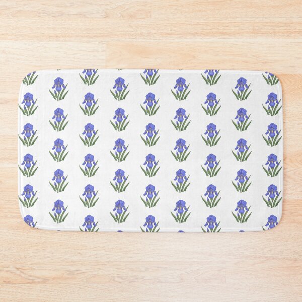 Item preview, Blue Iris Flower | Vintage Spring Botanical Flower designed and sold by FloriahStudio.