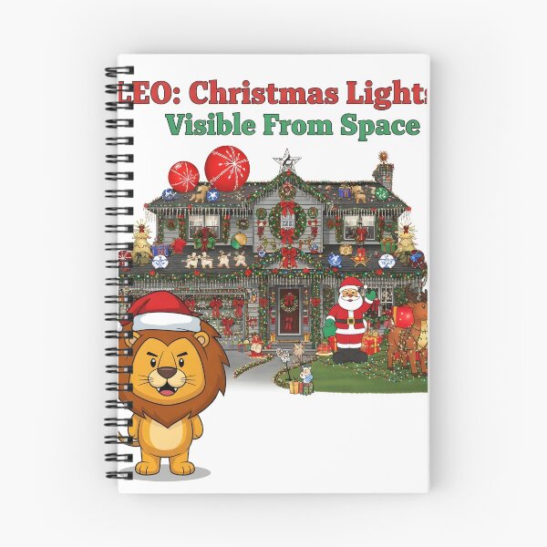 Item preview, Leo Christmas Lights From Space | Funny Zodiac Meme | July August Birthday Gift designed and sold by MGIT Creations.