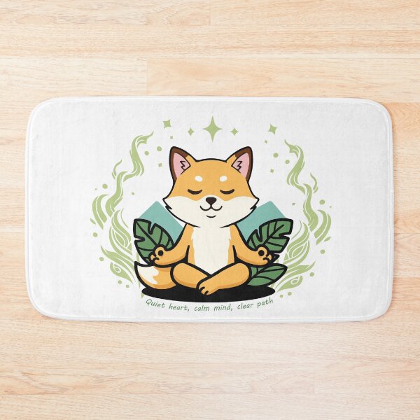 Item preview, meditating fox designed and sold by neko-dekopon.