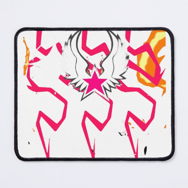 Item preview, "Flaming Winged Star Gaming Logo – Neon Pink Esports Emblem" designed and sold by Artaprintly.
