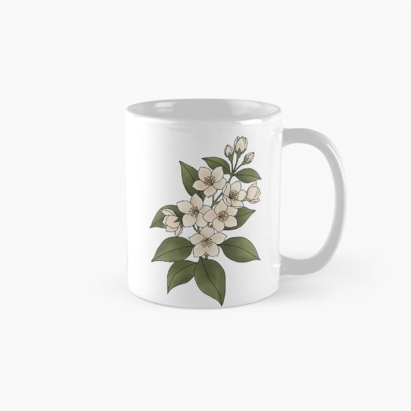 Item preview, White Jasmine Flower | Delicate Botanical Spring Bloom designed and sold by FloriahStudio.