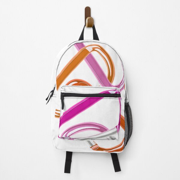 Item preview, Lesbian Flag Carabiners - vertical  designed and sold by lesbianfilmclub.sd.
