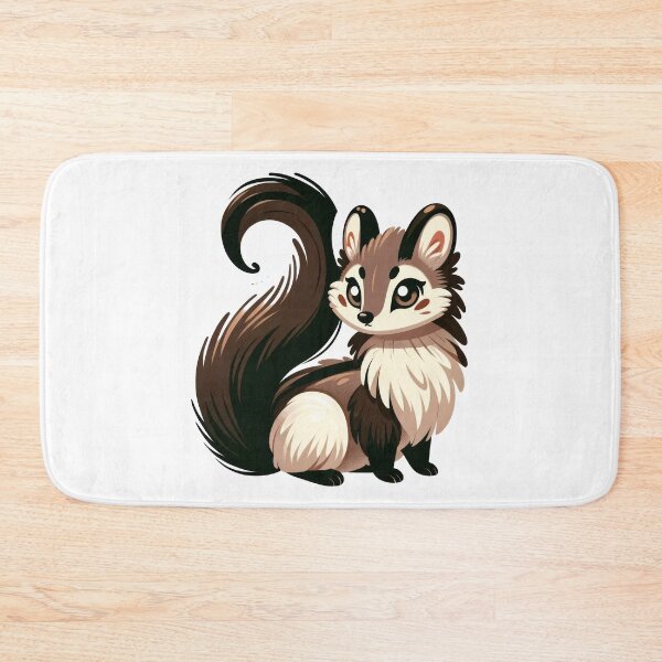 Item preview, Cute Sable Sticker – Adorable Fluffy Forest Animal Art designed and sold by LunaPixelStudio.