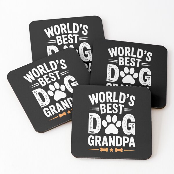 Item preview, World's Best Dog Grandpa Puppy Grandfather Paw Fur Parent designed and sold by gandebro.