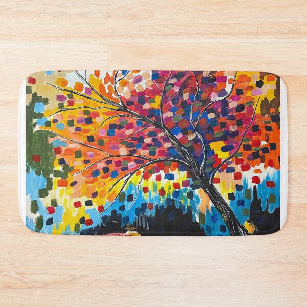 Item preview, Magical autumn tree by the lake designed and sold by MariaWinterArt.