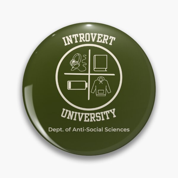 Item preview, Introvert University Dept. of Anti-Social Sciences designed and sold by AdamIntrovert.