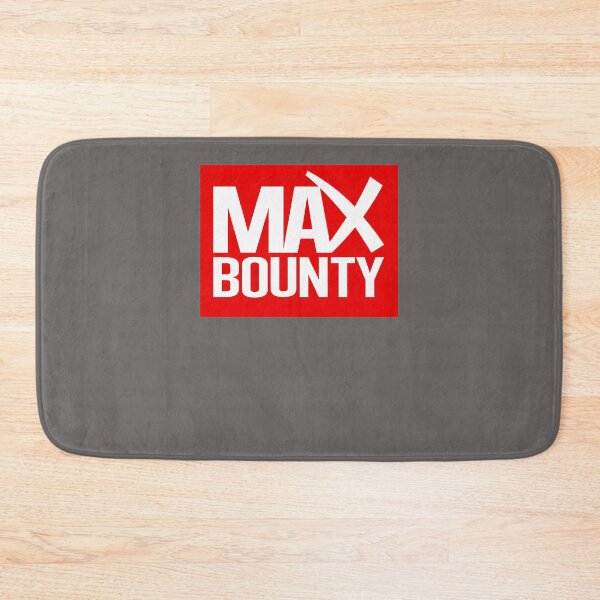 Item preview, MAXBOUNTY-LOGO-(RED-LOGO-ON-BLACK-SHIRT) designed and sold by TimoSchmi.