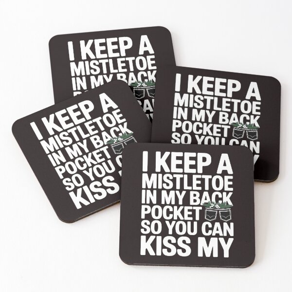 Item preview, Sarcastic Xmas Design – I Keep a Mistletoe in My Back Pocket designed and sold by Redgiant87x.