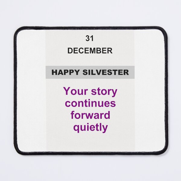 Item preview, Happy Silvester - December 31, Edition: 50 designed and sold by ariksworld.