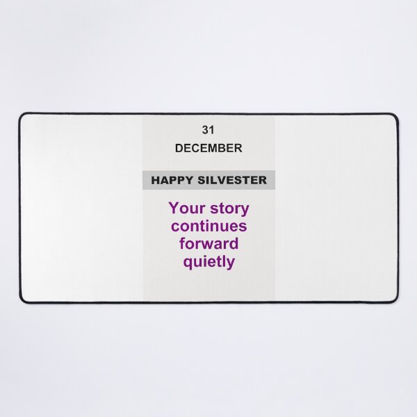 Item preview, Happy Silvester - December 31, Edition: 50 designed and sold by ariksworld.