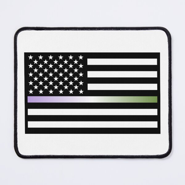 Item preview, Thin Gay Line - Genderqueer Pride Flag Edition designed and sold by KORRASAMIQUEENS.