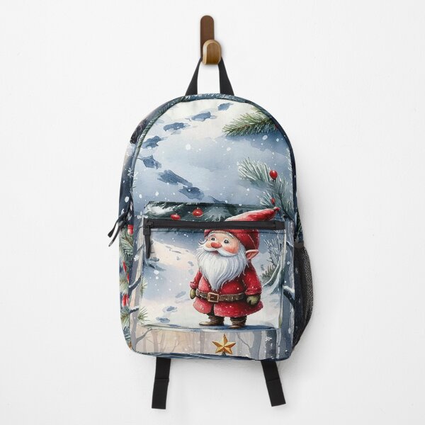 Item preview, Cute Christmas Gnome in Enchanted Winter Forest designed and sold by AmetistLight.