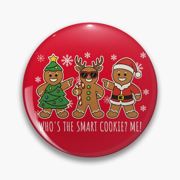 Item preview, Who's The Smart Cookie? Funny Christmas Gingerbread designed and sold by Imaginationbeyond.