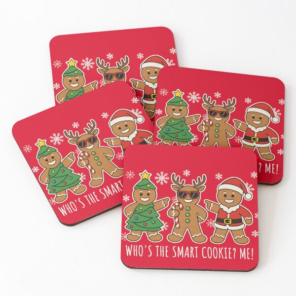 Item preview, Who's The Smart Cookie? Funny Christmas Gingerbread designed and sold by Imaginationbeyond.