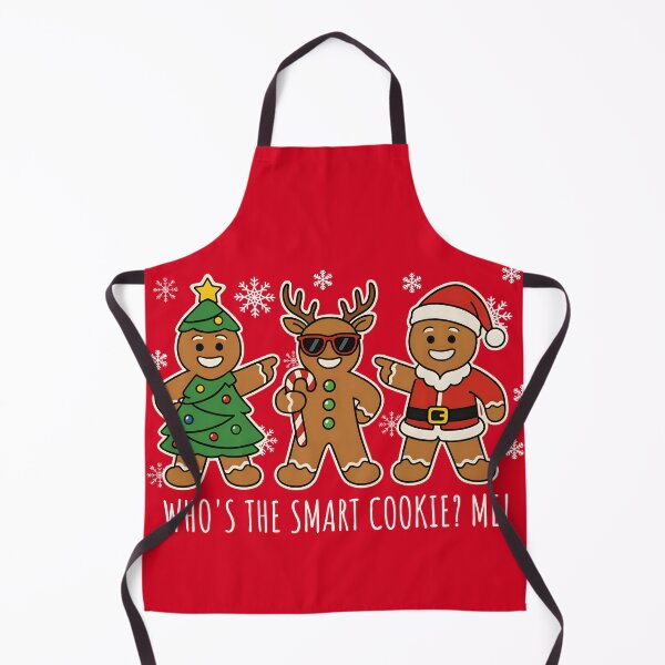 Item preview, Who's The Smart Cookie? Funny Christmas Gingerbread designed and sold by Imaginationbeyond.
