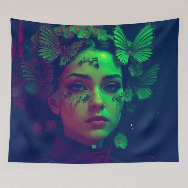 Item preview, The guardian of the indigo (fo) I designed and sold by XUSRedbubble.