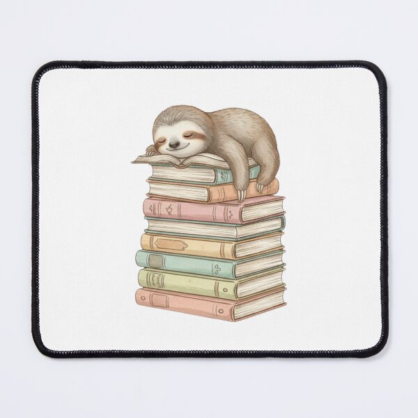Item preview, Sloth is sleeping book books catnap cute kawaii cat kitten cats kitty designed and sold by CheeseBlueprint.