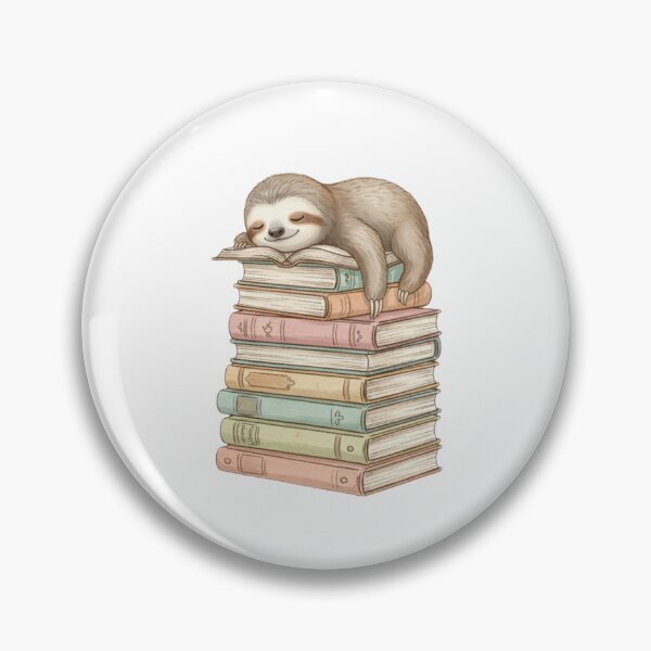Item preview, Sloth is sleeping book books catnap cute kawaii cat kitten cats kitty designed and sold by CheeseBlueprint.