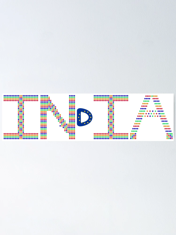Thumbnail 1 of 3, Poster, Multicolor Rhinestone India designed and sold by TheIconSmith.