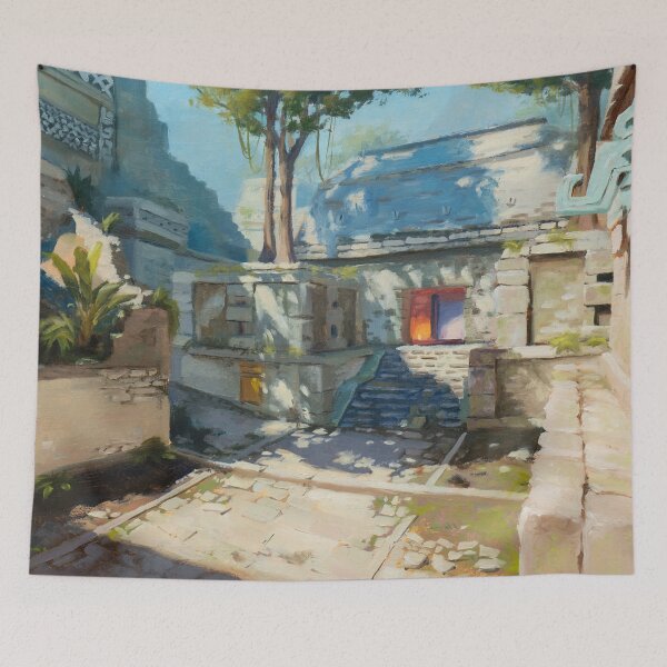 Item preview, Counter Strike 2, Ancient - Mid | Oil Painting designed and sold by shreyasfineart.