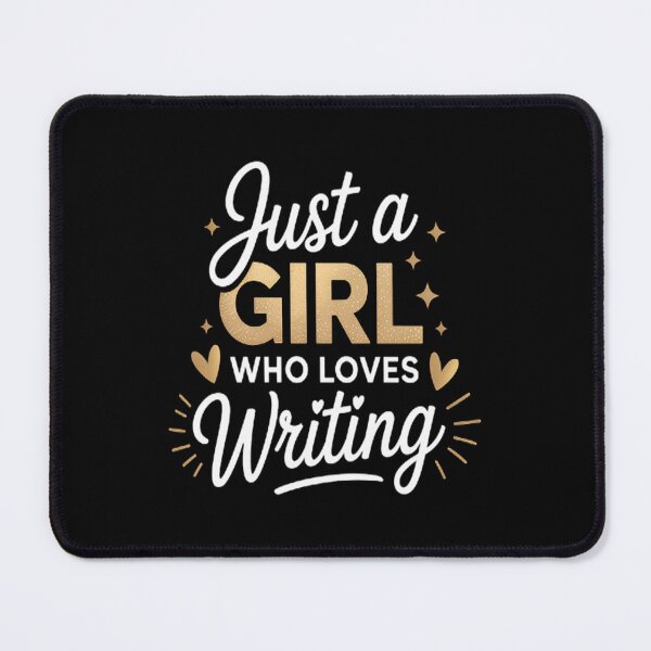 Item preview, Writing Girl Who Loves - Writer Lover designed and sold by gandebro.