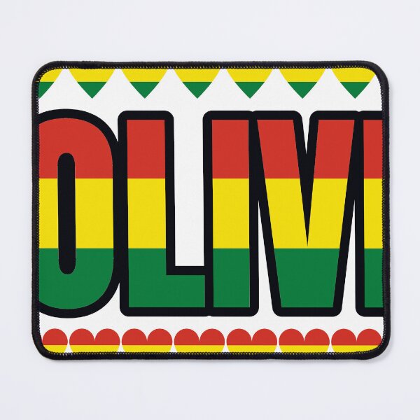 Item preview, Bolivia Flag Letters And Hearts designed and sold by TheIconSmith.