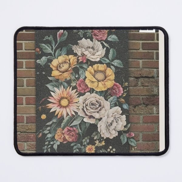 Item preview, Solarpunk: SAURA Floral Painting on Brick designed and sold by Raw-Ink.